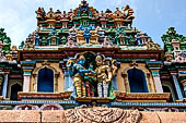 The great Chola temples of Tamil Nadu - the Sri Meenakshi-Sundareshwarar Temple of Madurai. the gopura of the Pudu-mandapam  